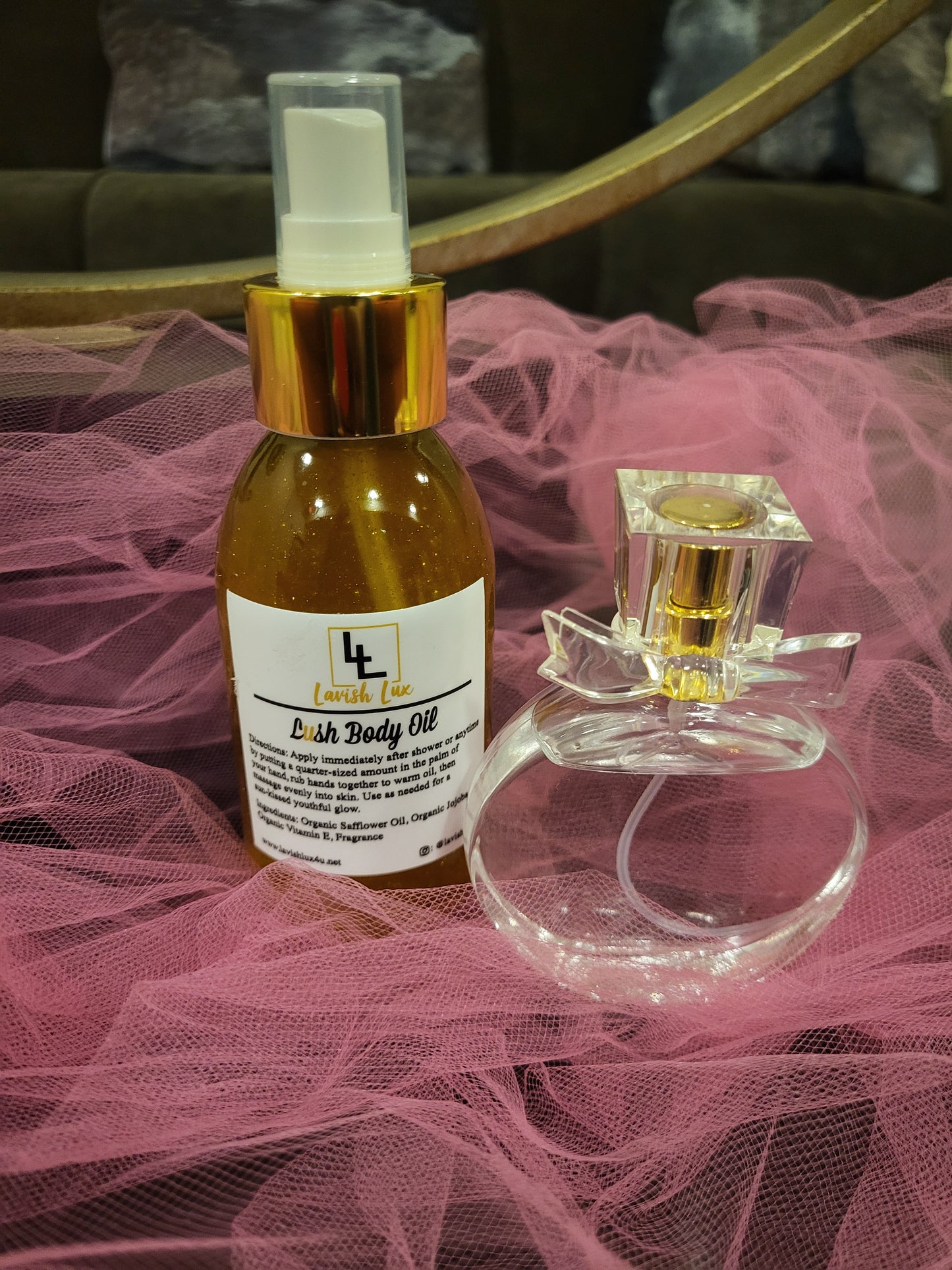 VIP Lush Body Oil & Fragrance Set - Inspired by Baccarat